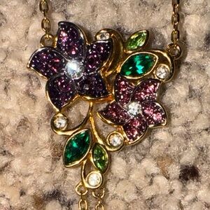Flower Golden Charm Necklace